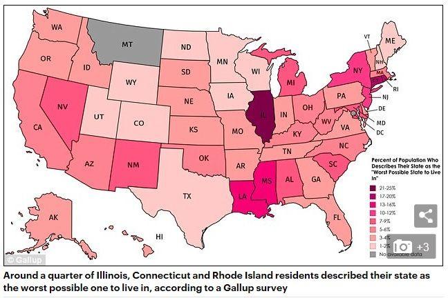 Descubre los 10⁤ peores estados para vivir en EE. UU. ​en 2024